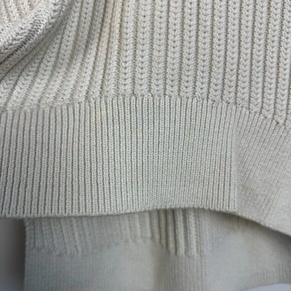 MOVING SALE: All Saints Ribbed Pullover Tank Top High-Low Cream Small - Picture 7 of 7